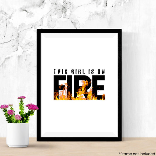 this-girl-is-on-fire in frame