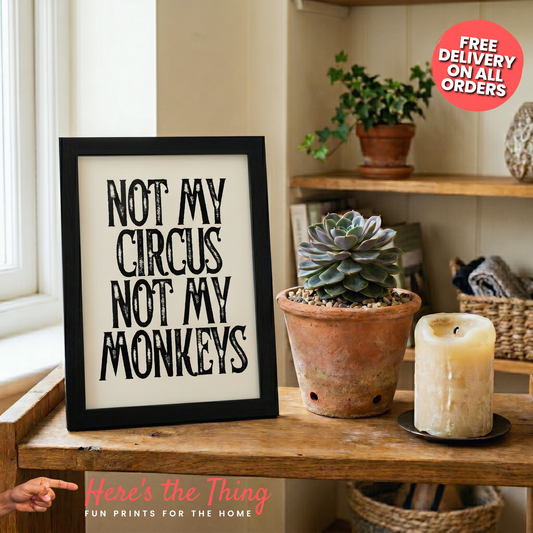 Not My Circus Not My Monkeys