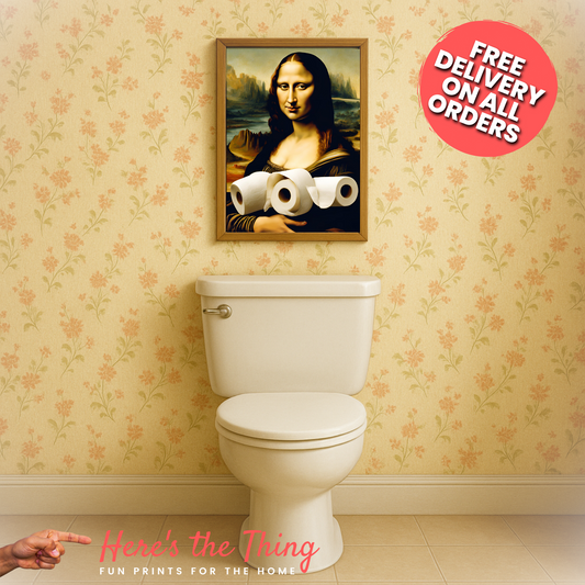 Mona Lisa Bathroom Print
