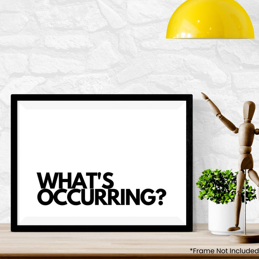 whats-occurring in frame