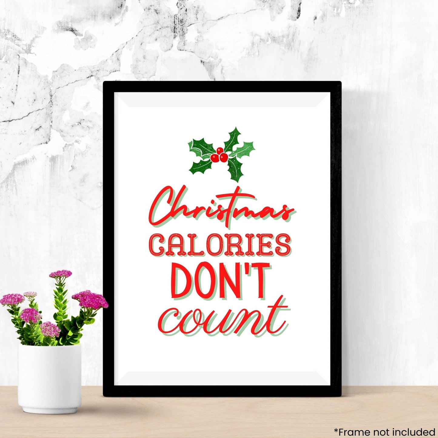 christmas-calories in frame