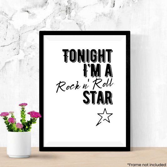 rock-n-roll-star in frame