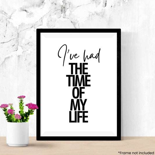 time-of-my-life in frame