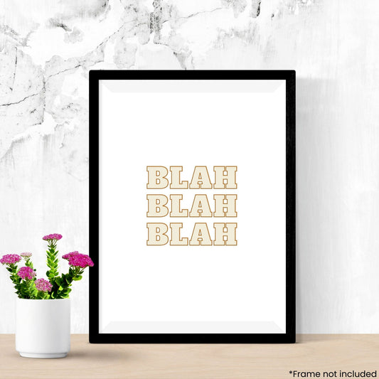 blah-blah-blah in frame