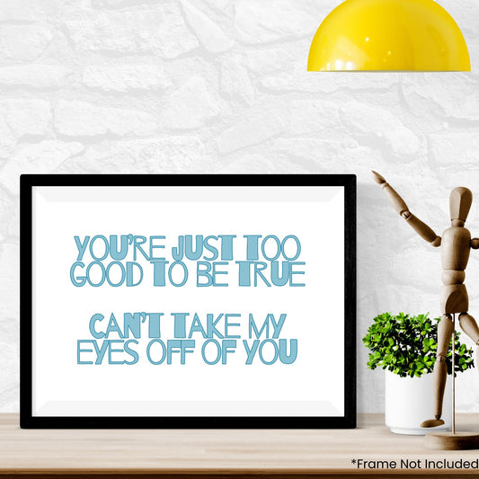 too-good-to-be-true in frame