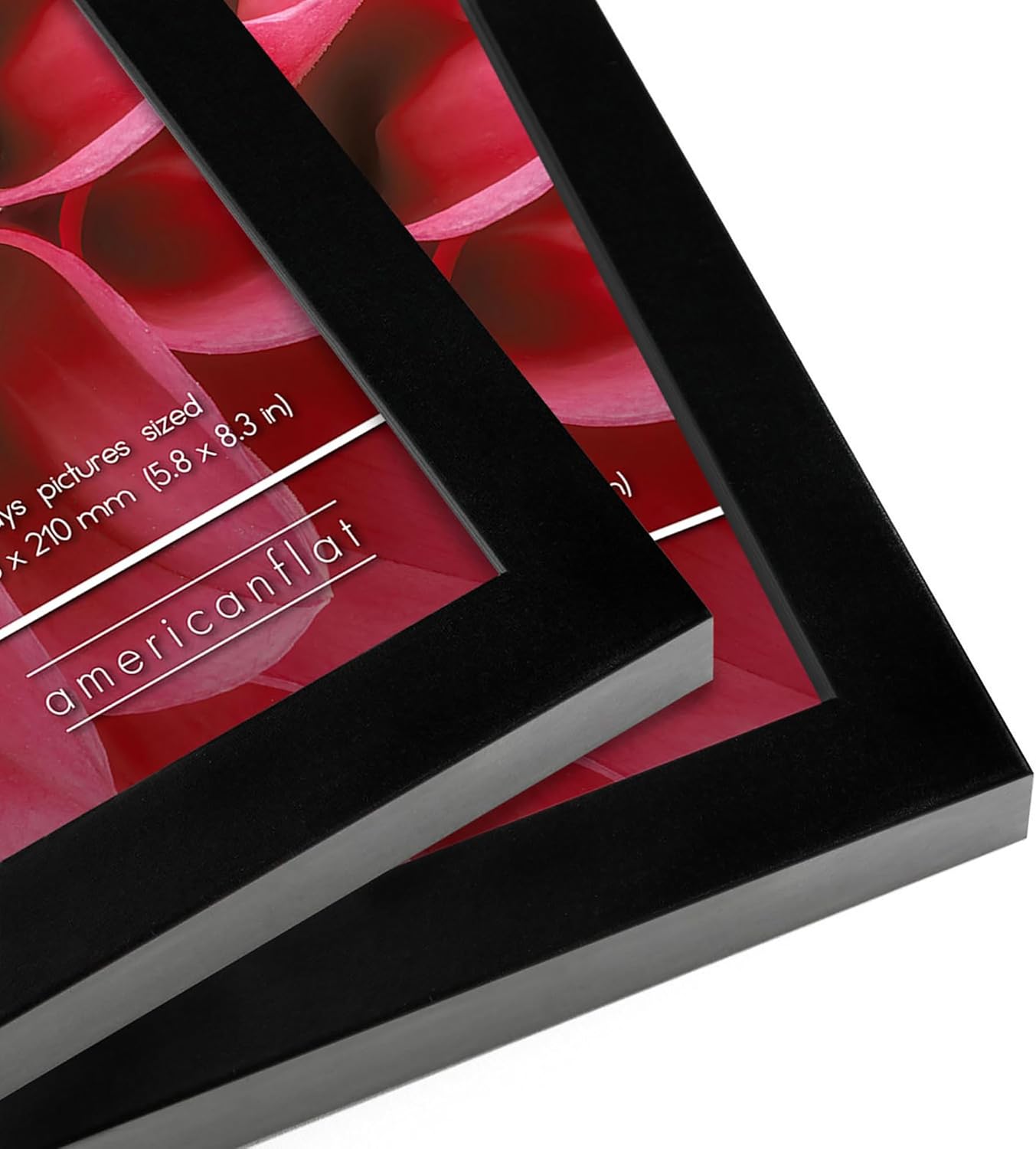 A5 Picture Frame in Black - Set of 2