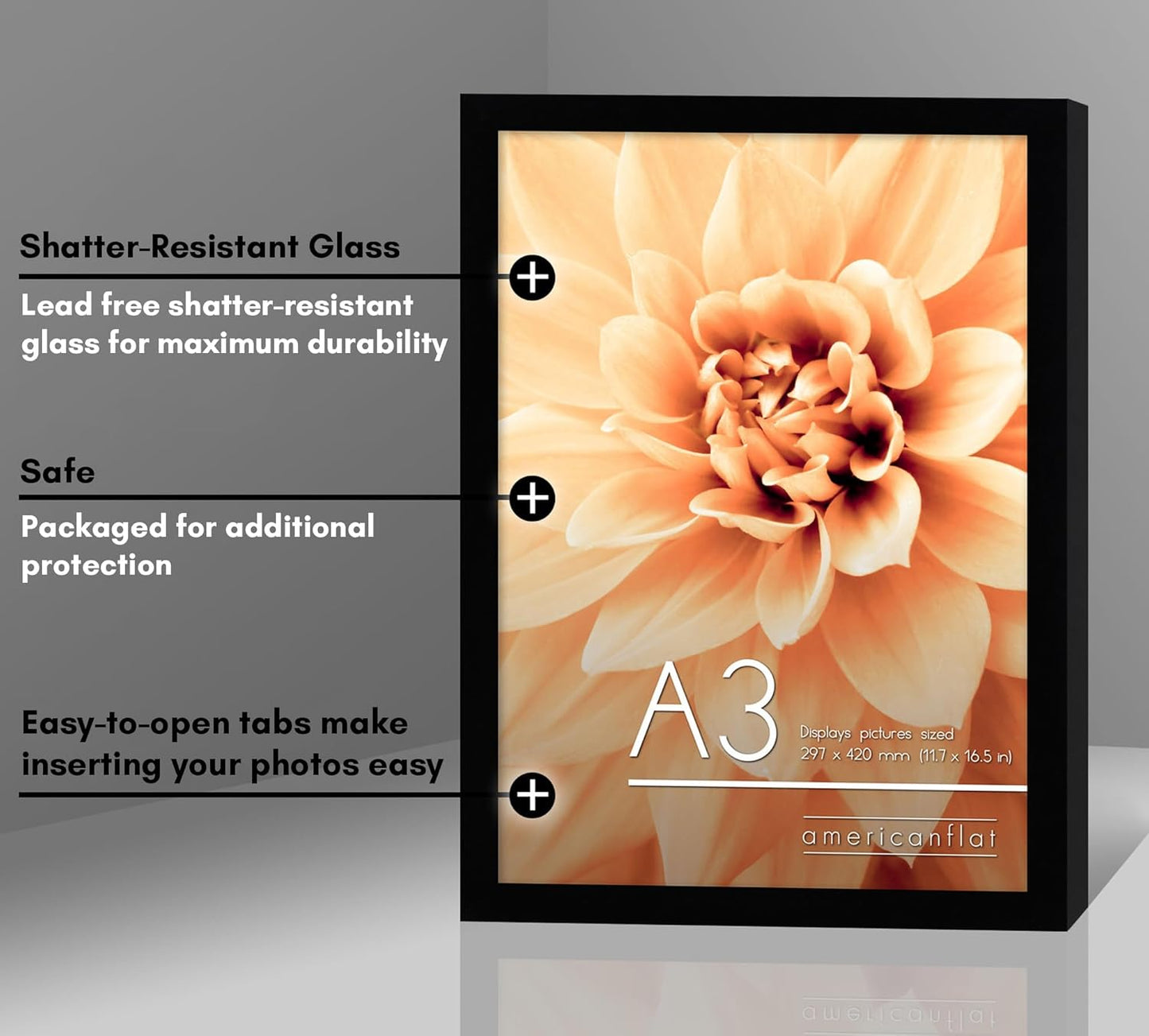 A3 Picture Frame in Black