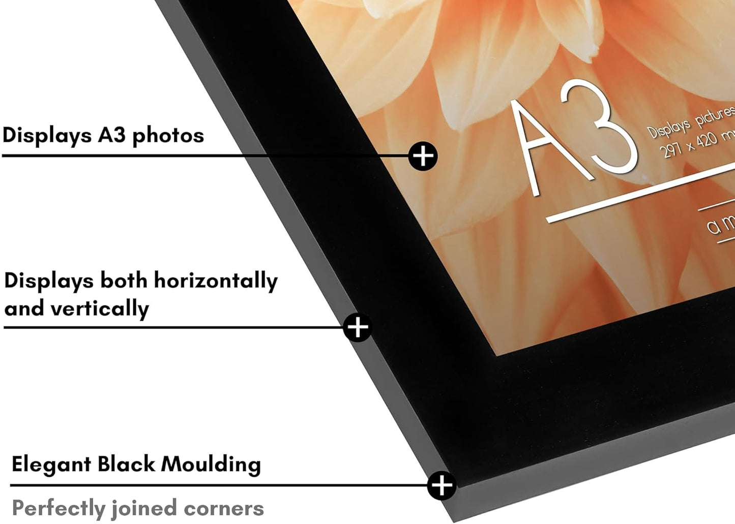 A3 Picture Frame in Black