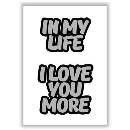 in-my-life print