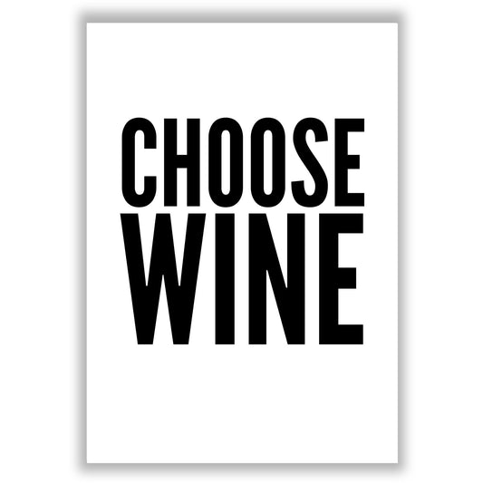 choose-wine print