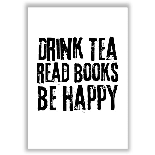 drink-tea-read-books print