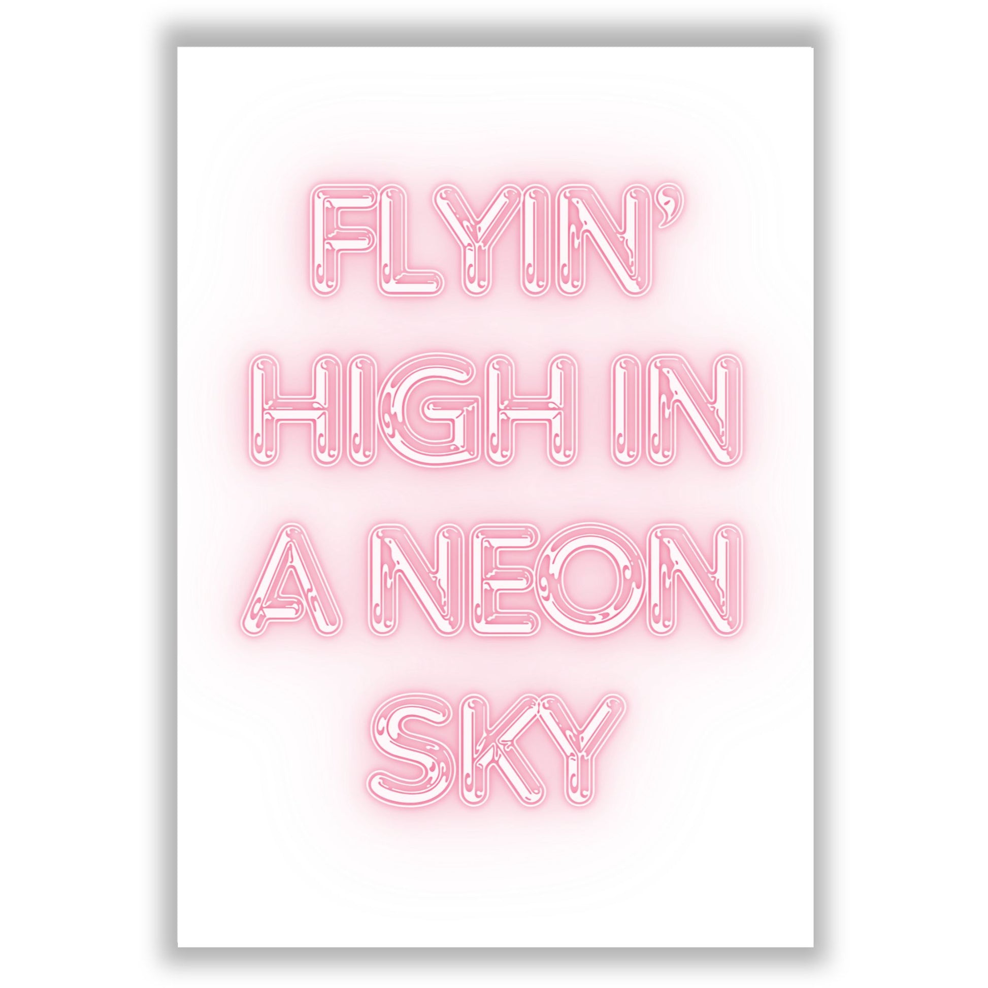 high-in-a-neon-sky print