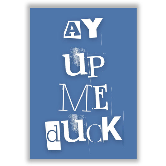 Ay Up Me Duck
