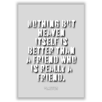 A Friend who is Really a Friend