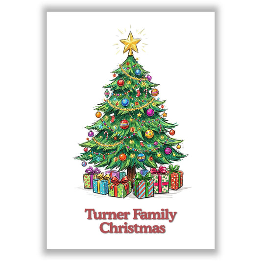 Family Christmas Tree (personalised)