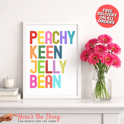Peachy Keen Jelly Bean
