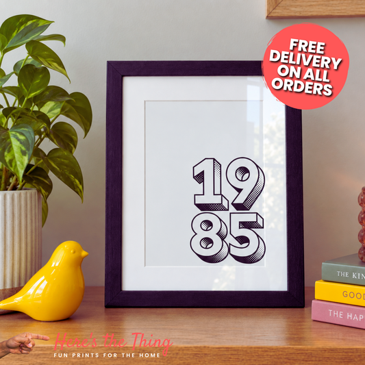 Personalised Year Print