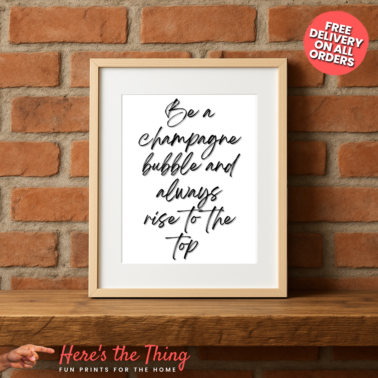 Be a Champagne Bubble