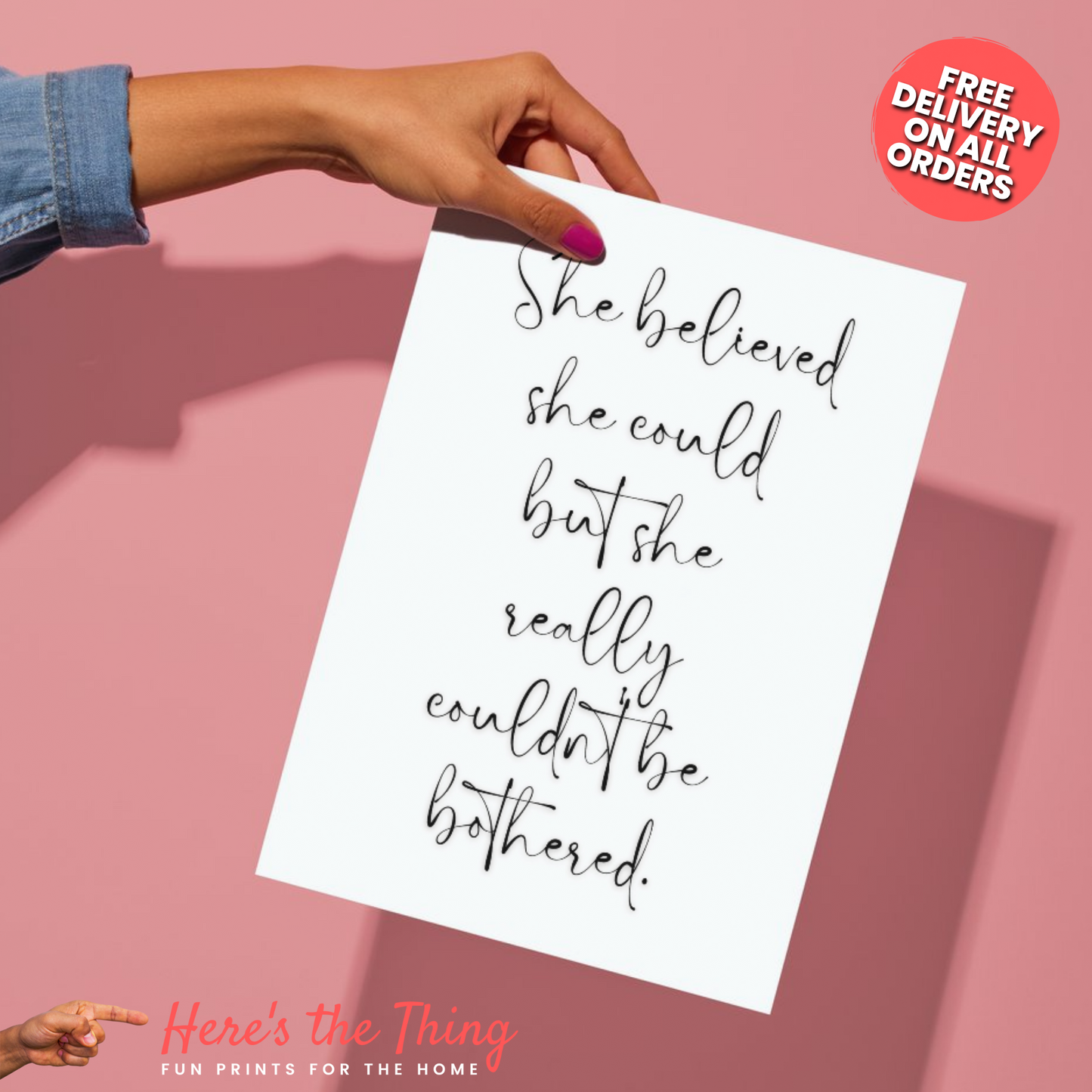 She Believed She Could