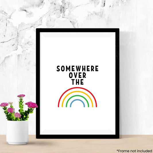 somewhere-over-the-rainbow in frame