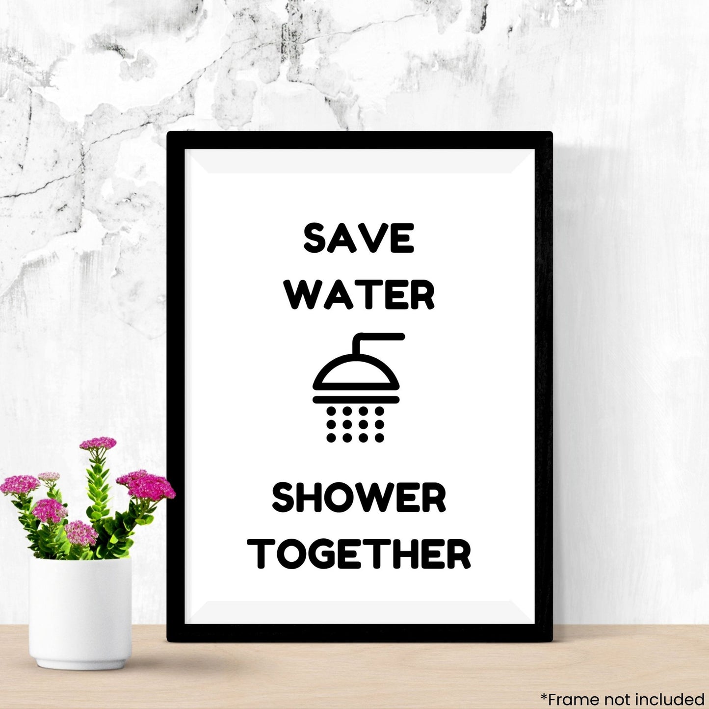 save-water-shower-together in frame