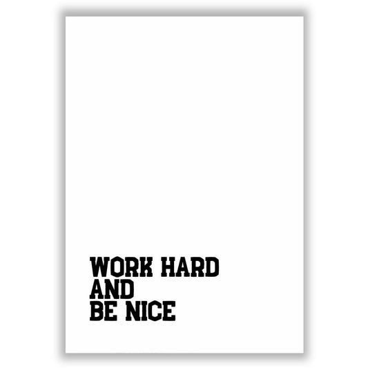 work-hard print