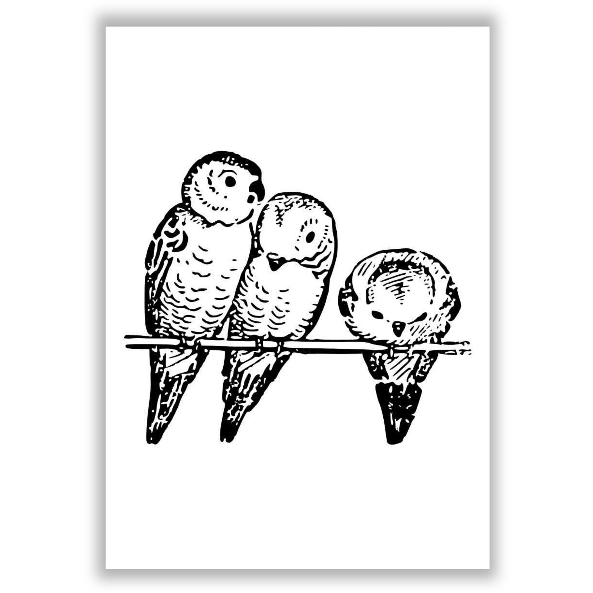 birds-on-a-perch print