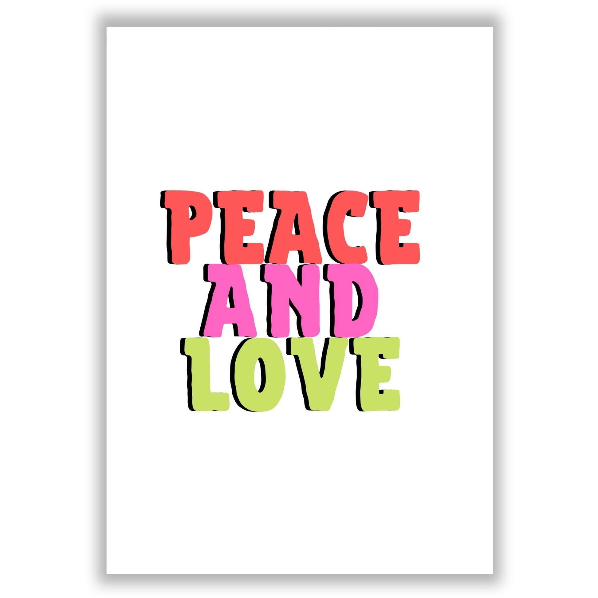 peace-and-love print