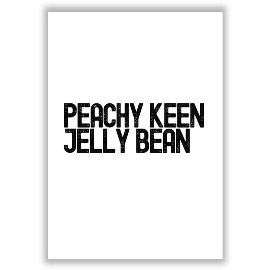 peachy-keen-jelly-bean print