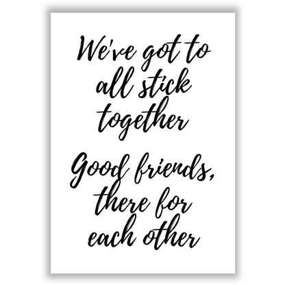 good-friends print