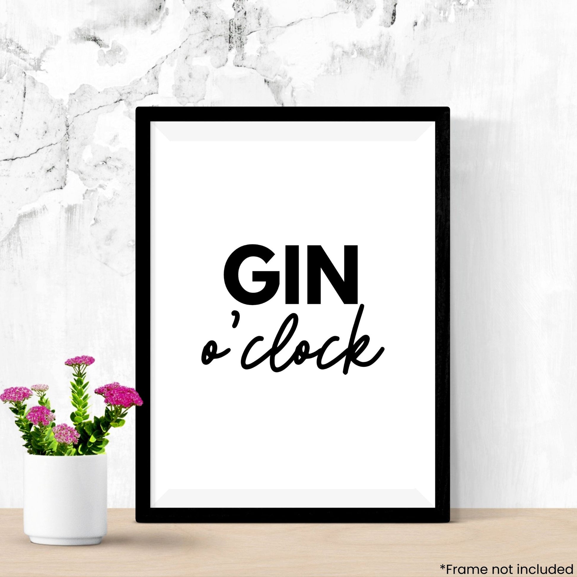gin-oclock in frame