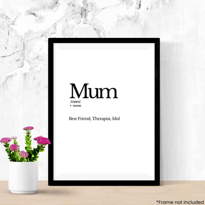 mum-definition in frame