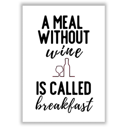 a-meal-without-wine print