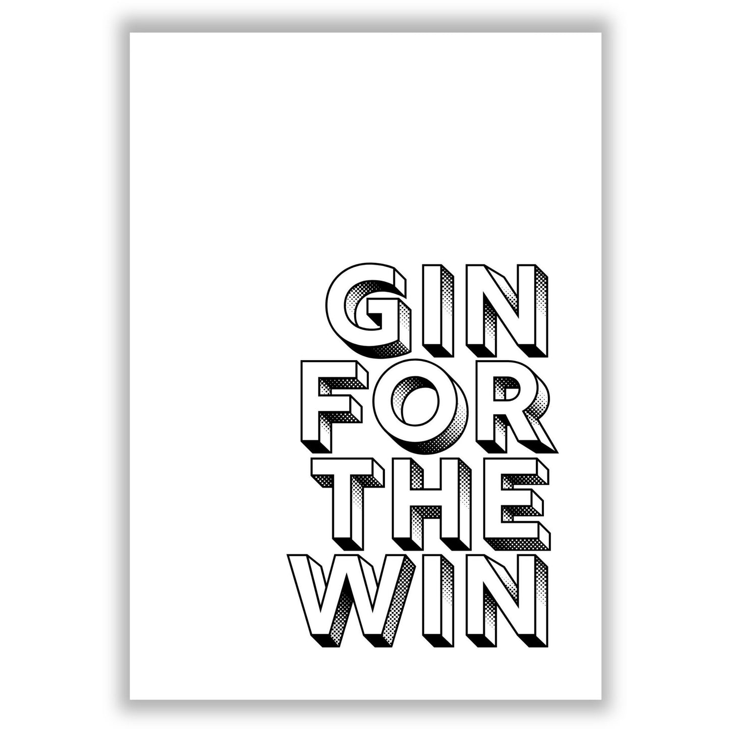 gin-for-the-win print