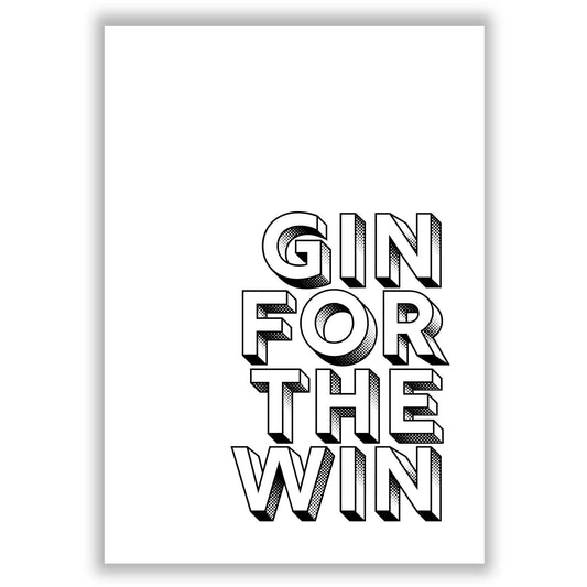 gin-for-the-win print