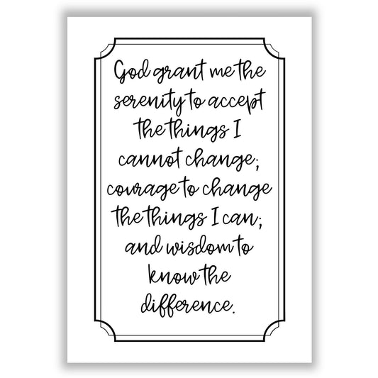 the-serenity-prayer print