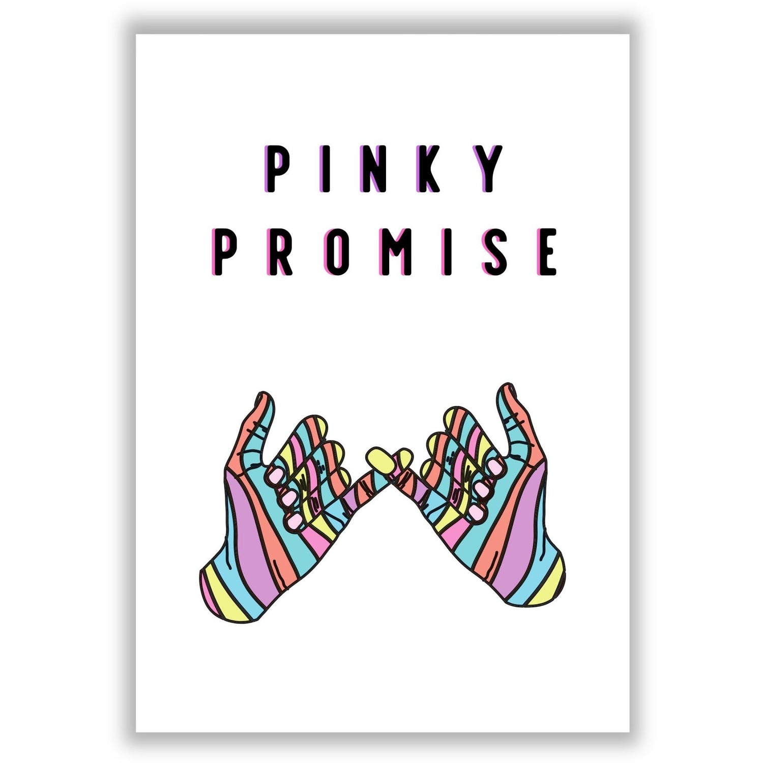 pinky-promise print