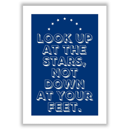 look-up-at-the-stars print