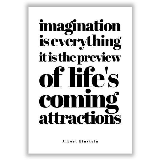 imagination-is-everything print