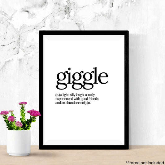 giggle-definition in frame