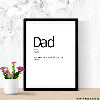 dad-definition in frame