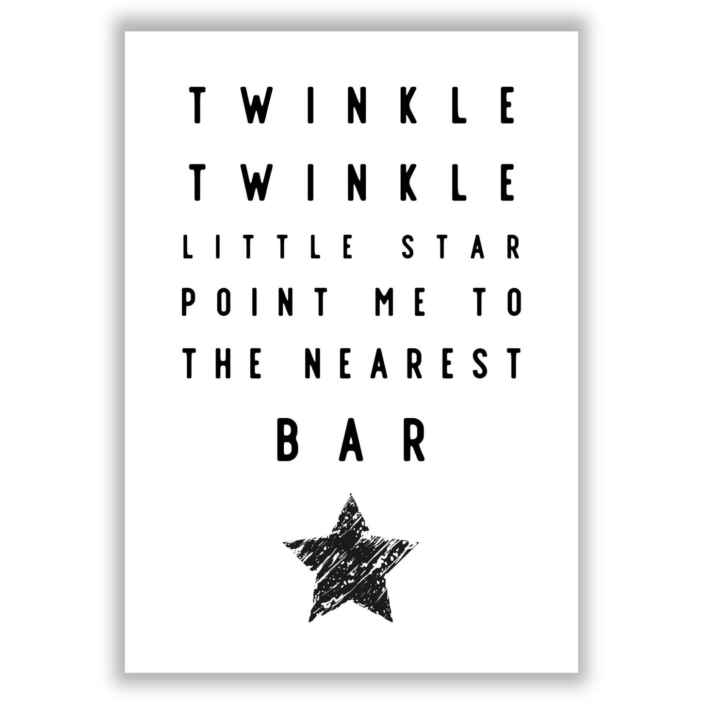 twinkle-twinkle print