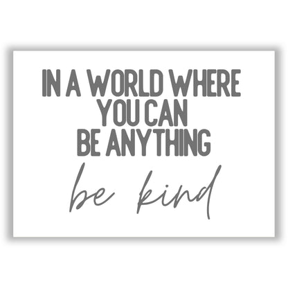 be-kind print