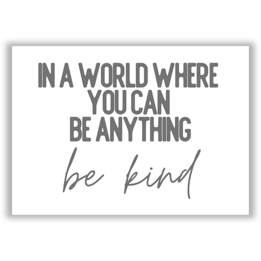 be-kind print