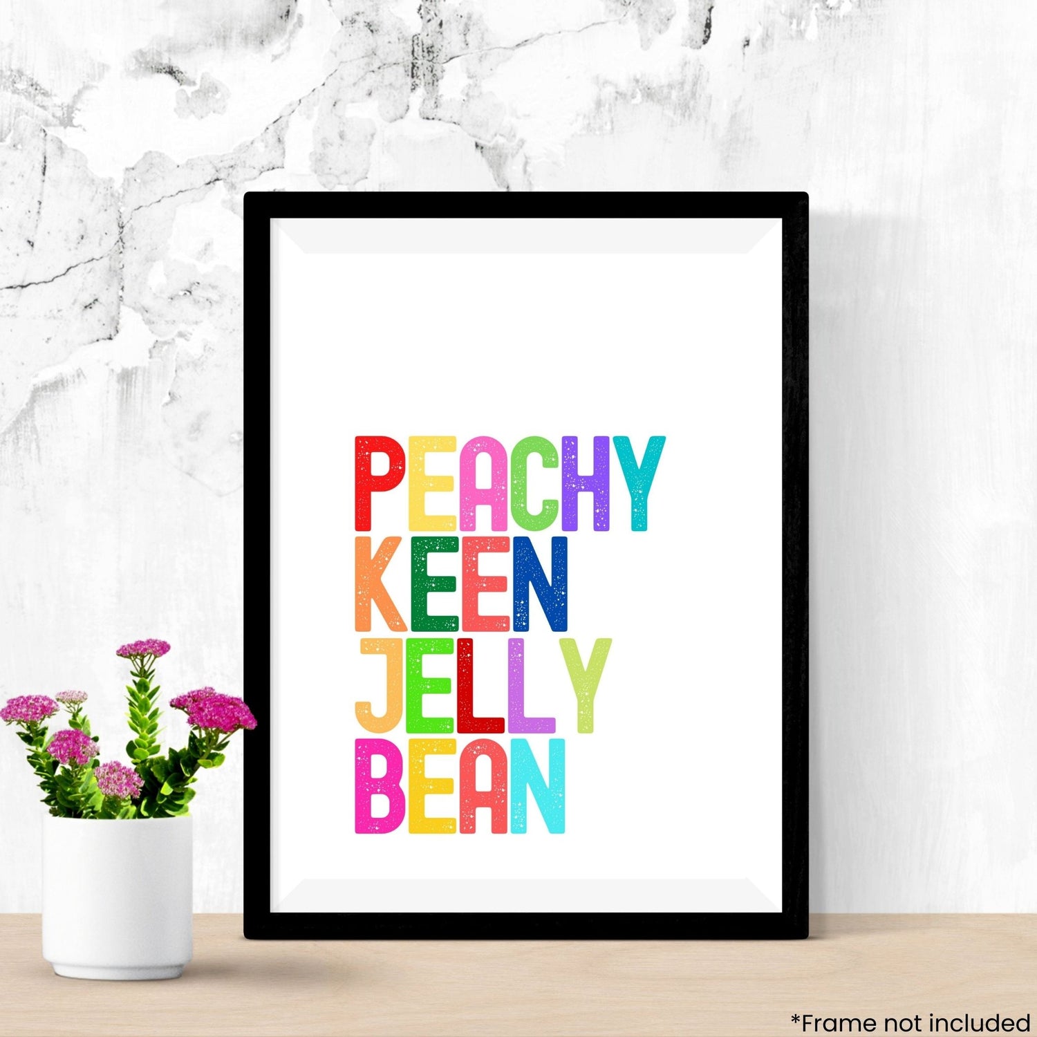 peachy-keen-jelly-bean-1 in frame