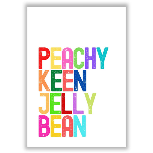 peachy-keen-jelly-bean-1 print
