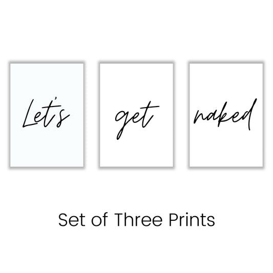 lets-get-naked-set-of-3 print