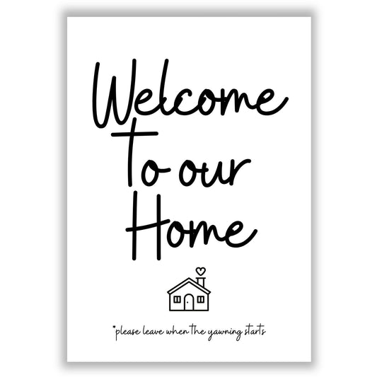 welcome-to-our-home print