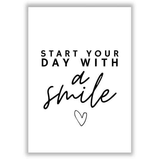 start-your-day-with-a-smile print