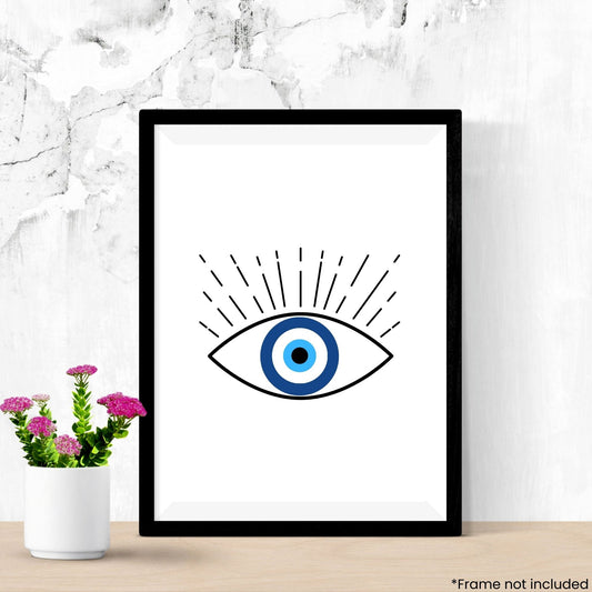 evil-eye in frame